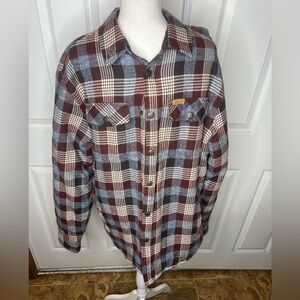 Men’s Dark Seas Flannel Padded Jacket Size L Retails: $138